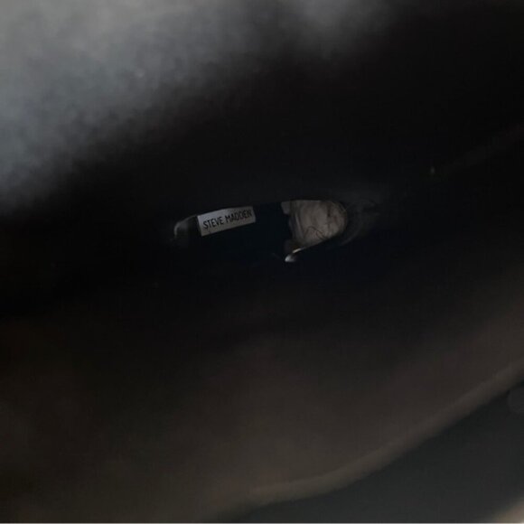 Steve Madden - Women's Lizette Black Leather Heeled Boot. Size: 8. NIB. (1796) - Picture 8 of 16